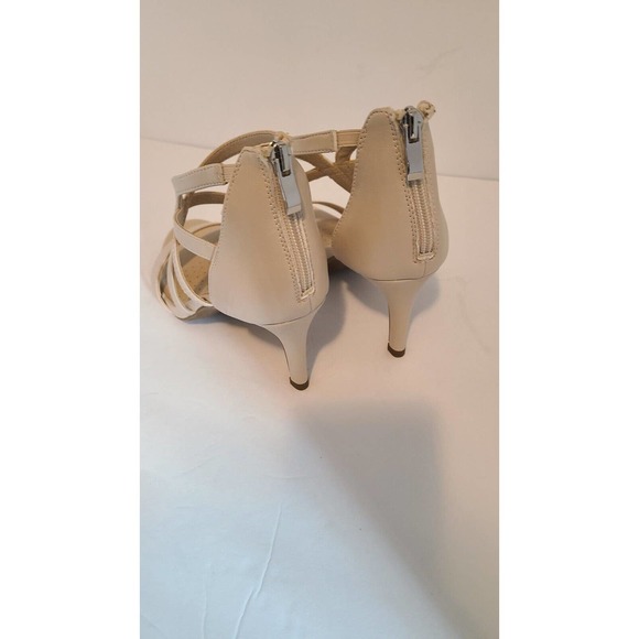 Life Stride 7M Heel 3.75 Ivory Flex Zip NWB - Picture 4 of 5